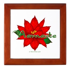 Namaste Poinsettia Box