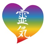 Rainbow Heart Reiki Kanji